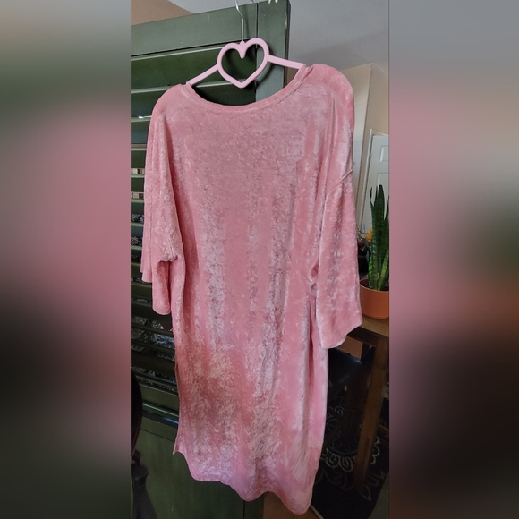 Pink Velvet/Velour Dress - Picture 2 of 2